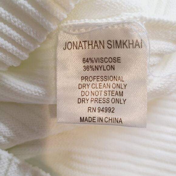 Jonathan Simkhai Ribbed Bell Sleeve Sweater - Picture 4 of 6